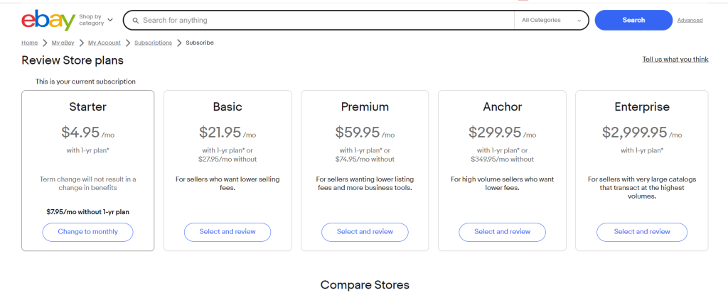 store plans